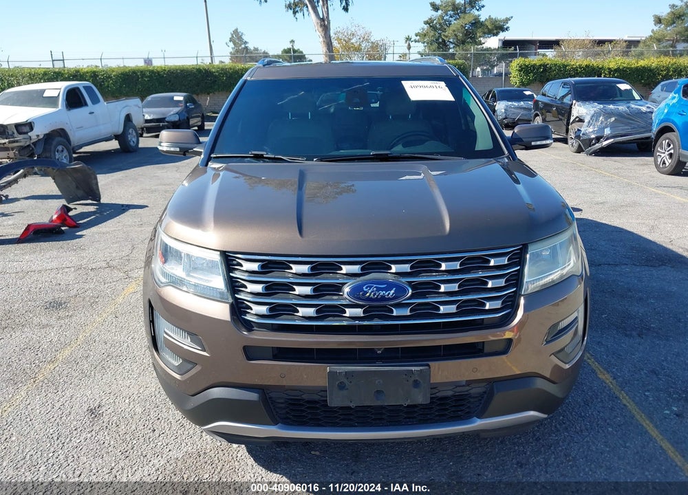 2016 FORD EXPLORER LIMITED VIN: 1FM5K7F80GGB19024