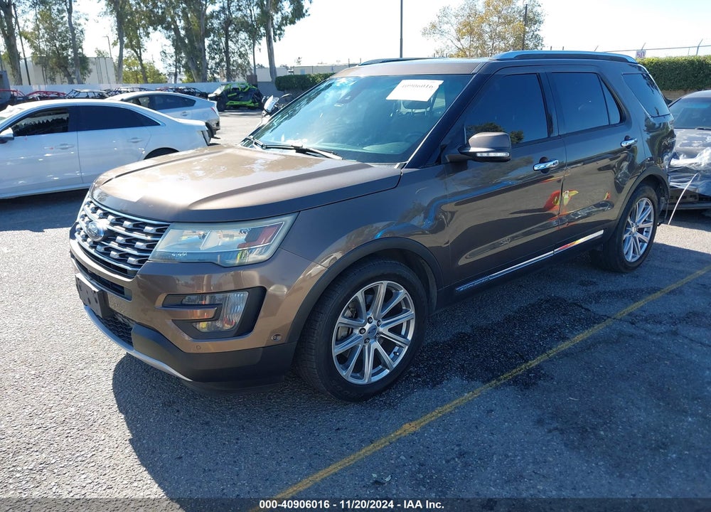 2016 FORD EXPLORER LIMITED VIN: 1FM5K7F80GGB19024