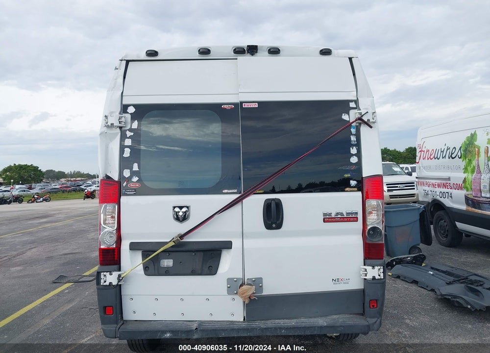 2017 RAM PROMASTER 2500 HIGH ROOF 159 WB VIN: 3C6TRVDG0HE536951