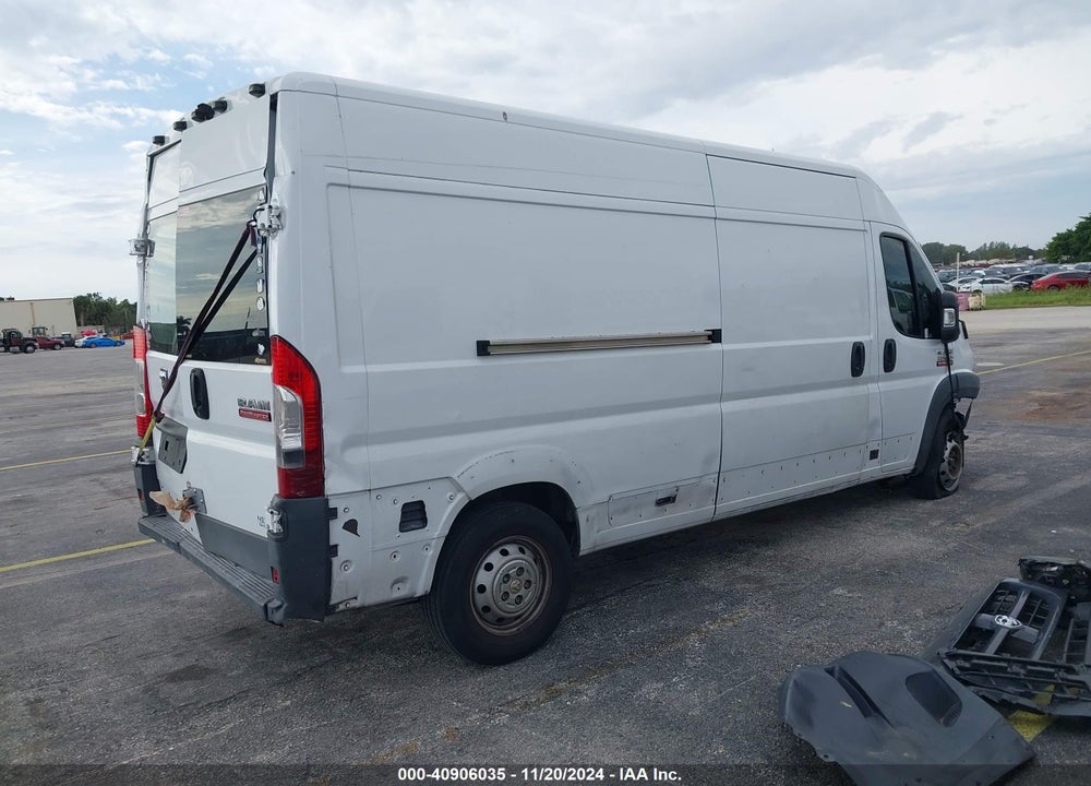 2017 RAM PROMASTER 2500 HIGH ROOF 159 WB VIN: 3C6TRVDG0HE536951