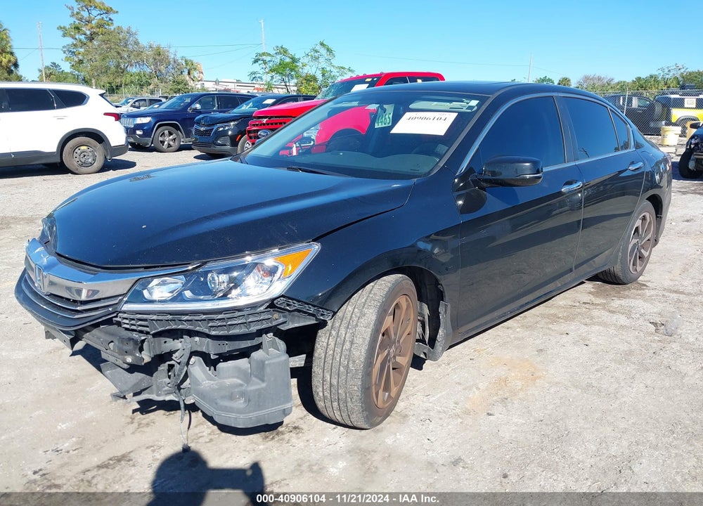 2016 HONDA ACCORD EX VIN: 1HGCR2F70GA009371