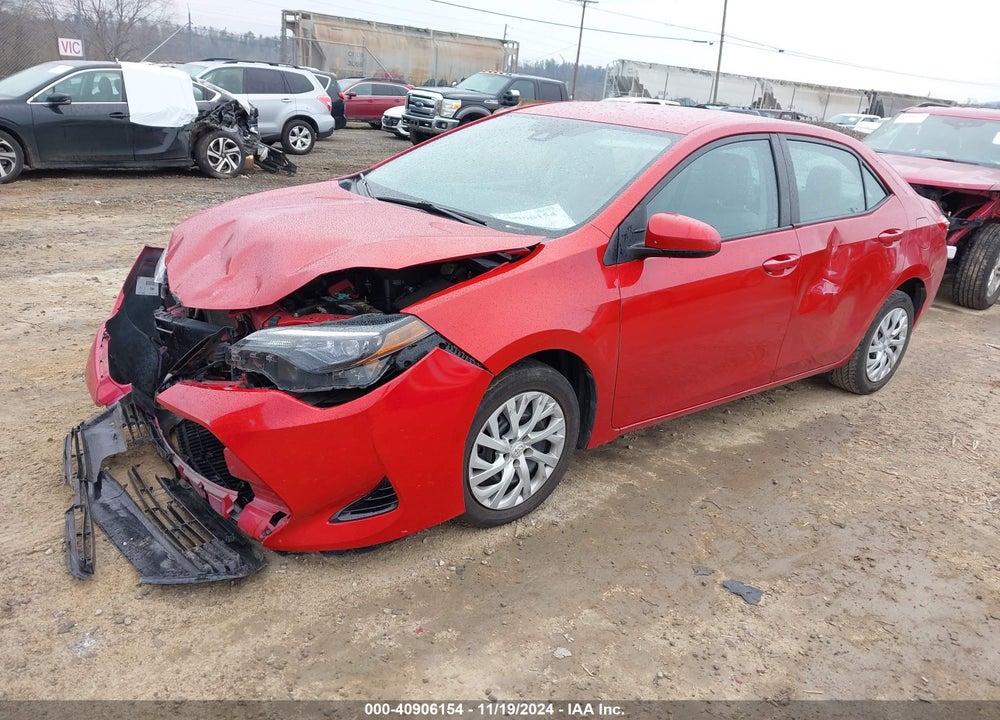 2018 TOYOTA COROLLA LE VIN: 5YFBURHE0JP756629