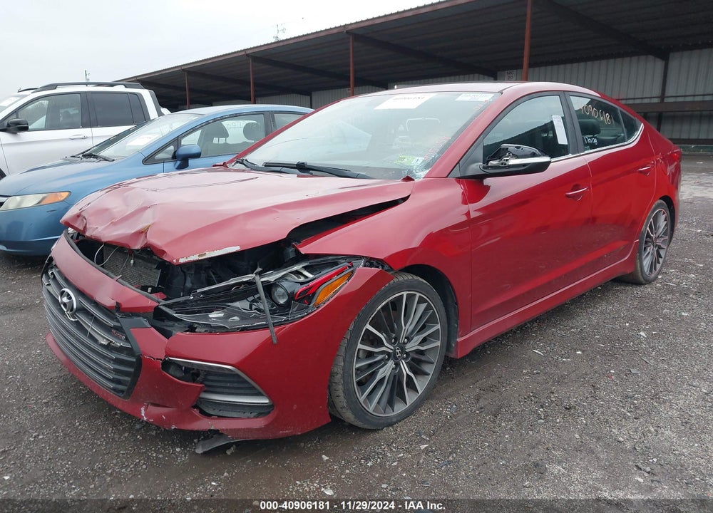 2018 HYUNDAI ELANTRA VIN: KMHD04LB9JU475058