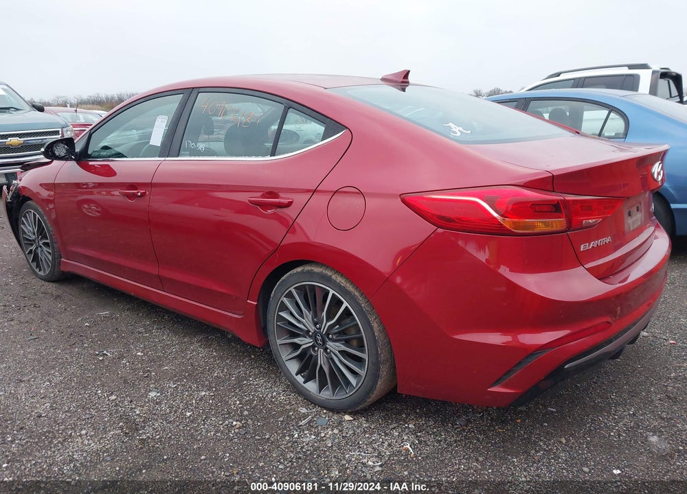 2018 HYUNDAI ELANTRA VIN: KMHD04LB9JU475058