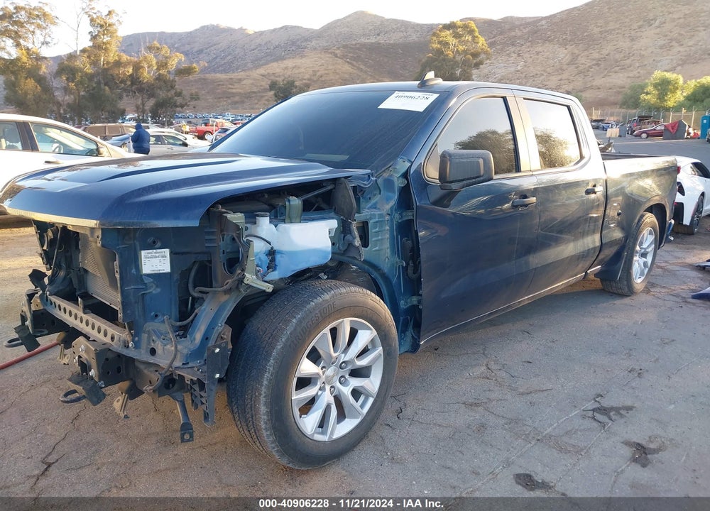 2020 CHEVROLET SILVERADO 1500 2WD STANDARD BED CUSTOM VIN: 3GCPWBEH8LG401173