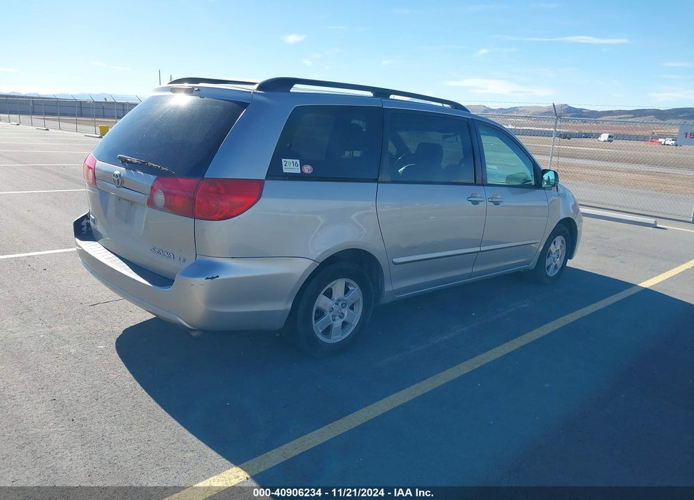 2008 TOYOTA SIENNA LE VIN: 5TDZK23C08S154607