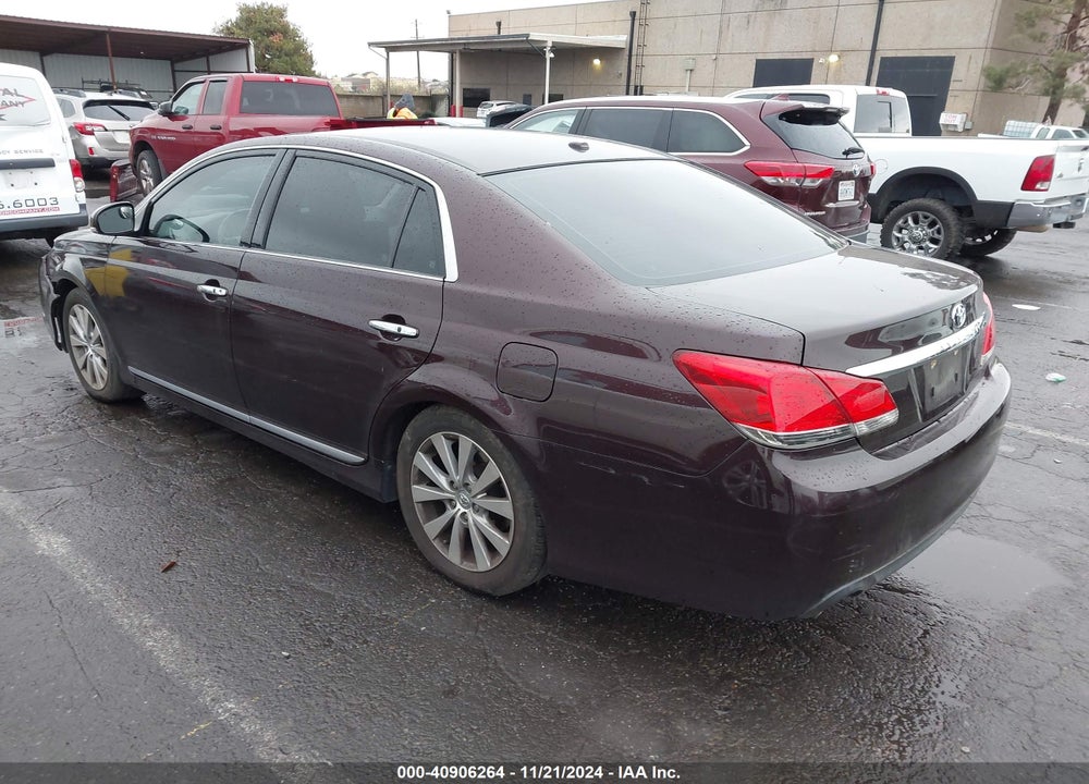 2011 TOYOTA AVALON LIMITED VIN: 4T1BK3DB8BU431905