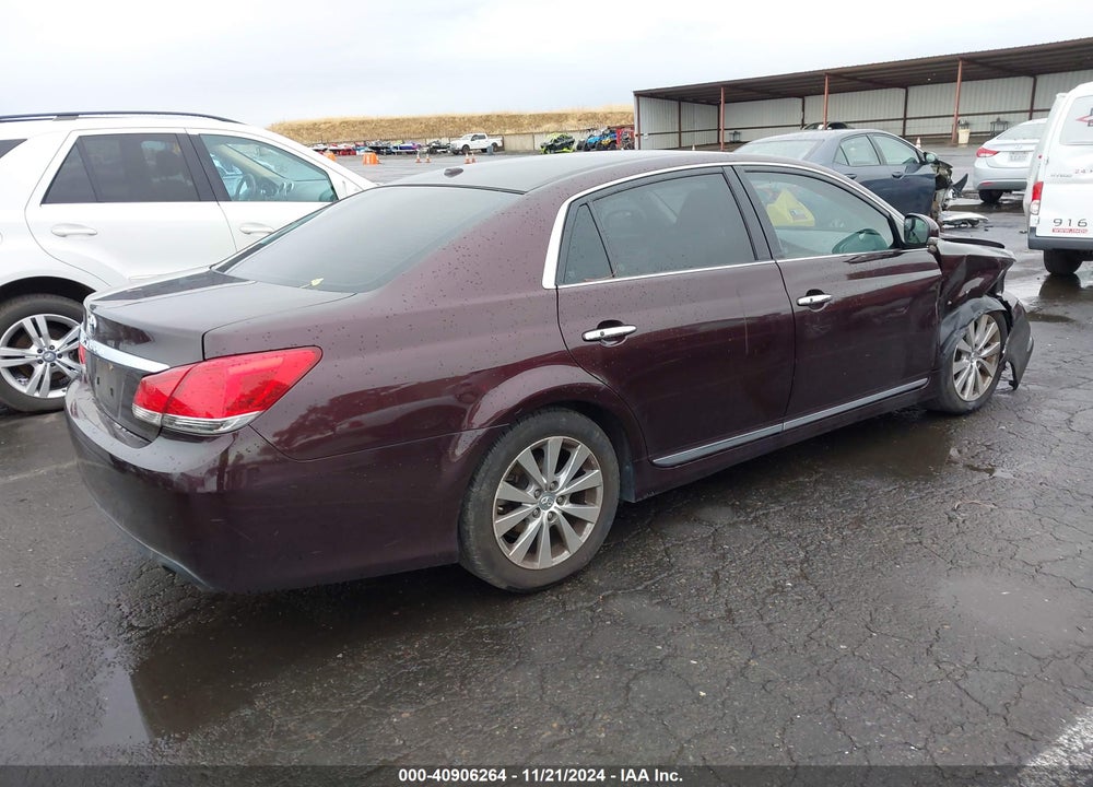 2011 TOYOTA AVALON LIMITED VIN: 4T1BK3DB8BU431905