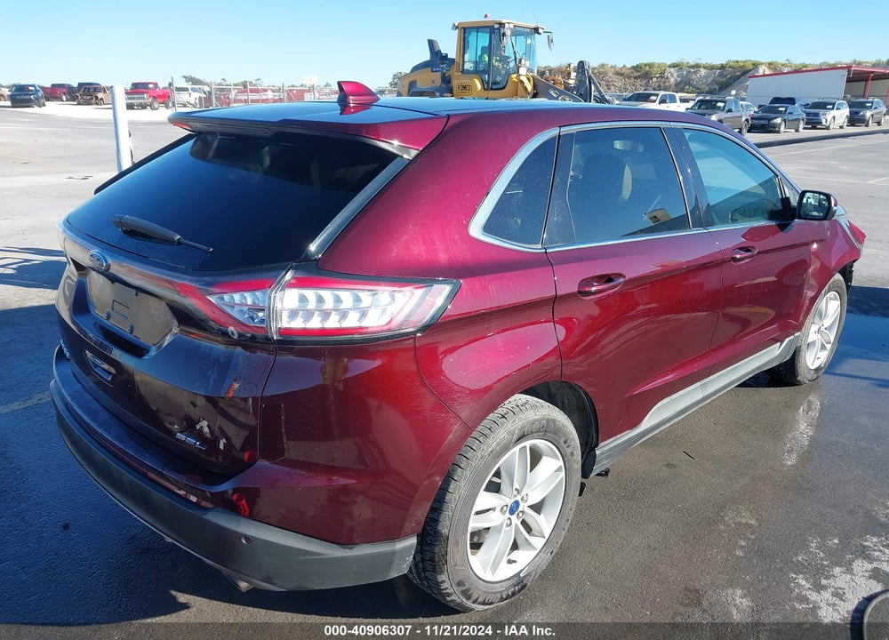 2018 FORD EDGE SEL VIN: 2FMPK3J89JBC16701