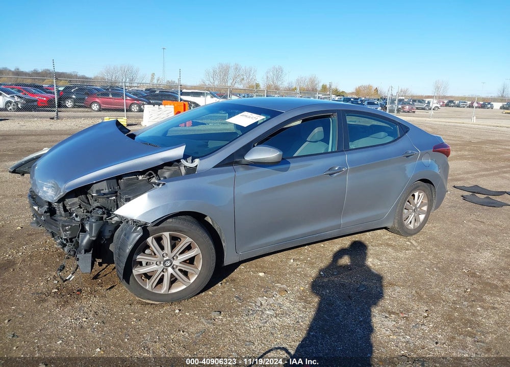 2015 HYUNDAI ELANTRA VIN: 5NPDH4AE7FH601834