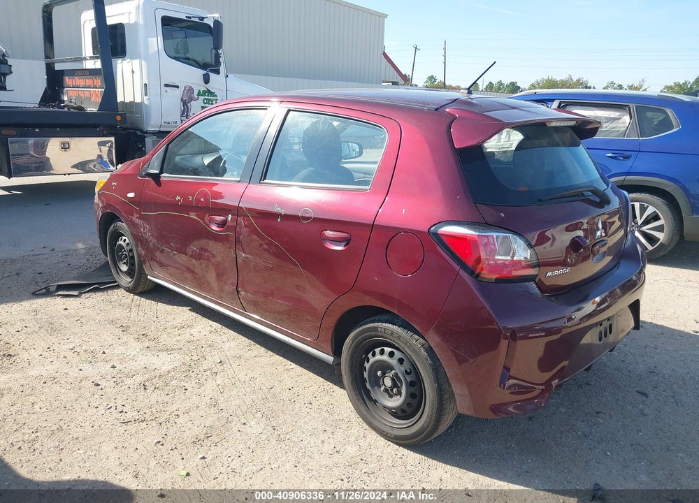 2021 MITSUBISHI MIRAGE CARBONITE EDITION/ES/LE VIN: ML32AUHJ5MH014366