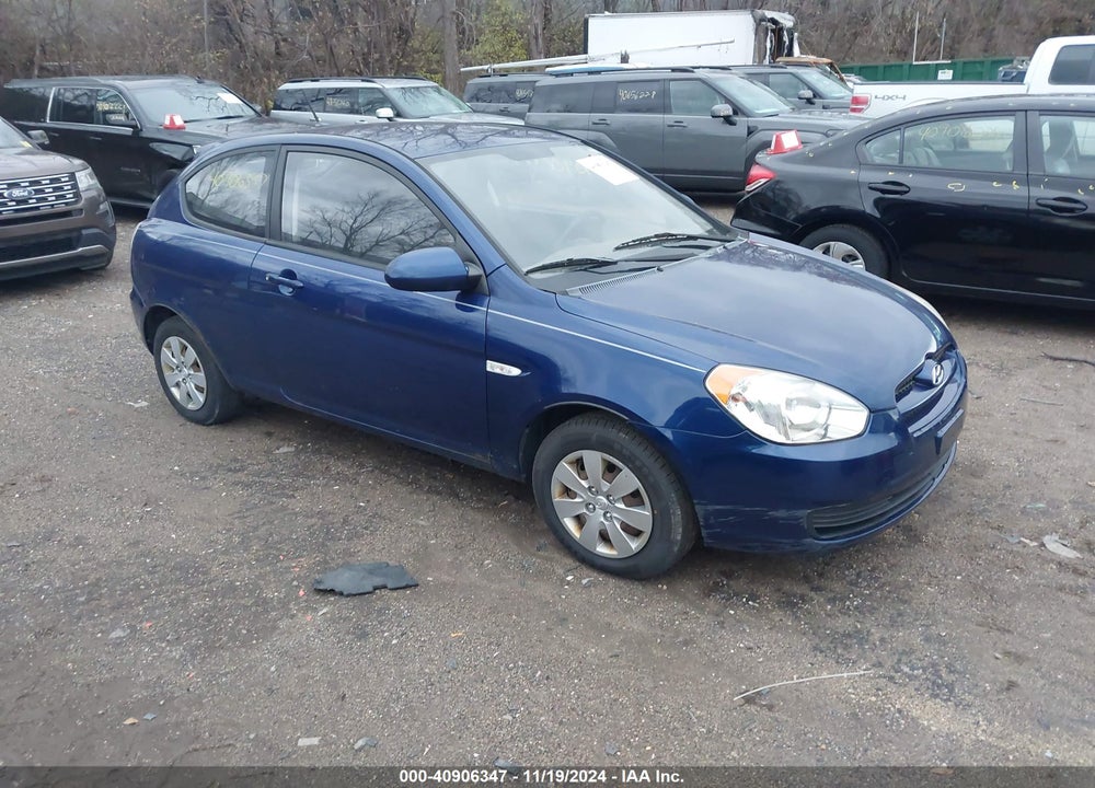 2008 HYUNDAI ACCENT GS VIN: KMHCM36C18U104078