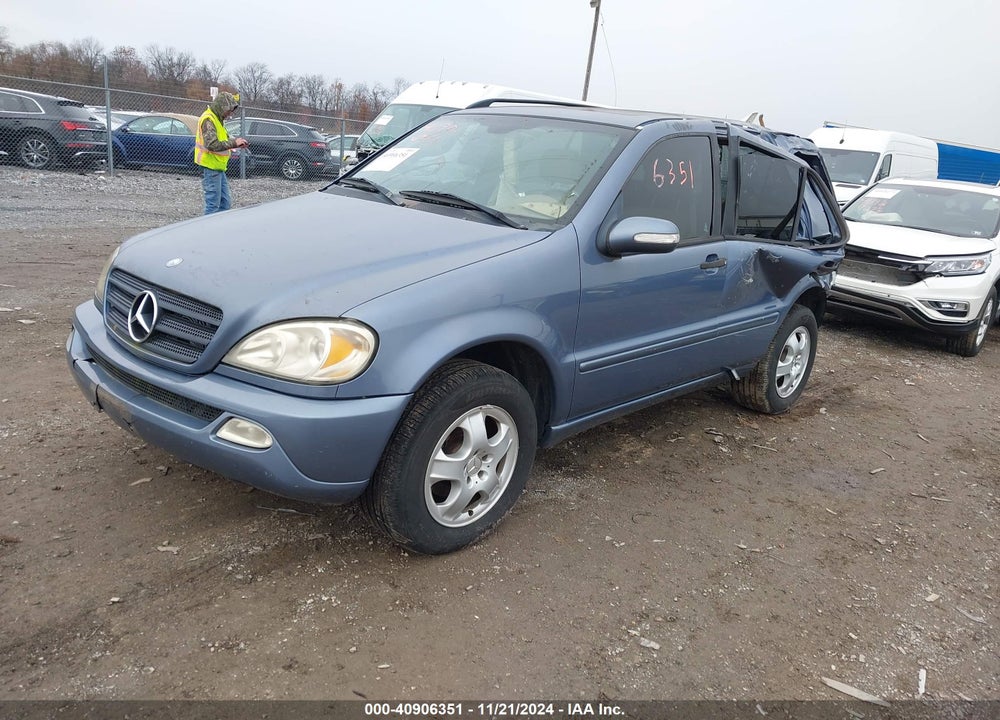 2004 MERCEDES-BENZ ML 350 4MATIC VIN: 4JGAB57E14A491090