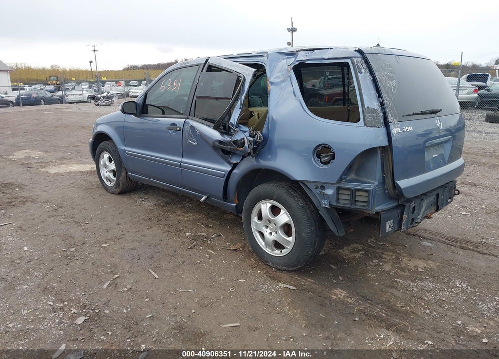 2004 MERCEDES-BENZ ML 350 4MATIC VIN: 4JGAB57E14A491090