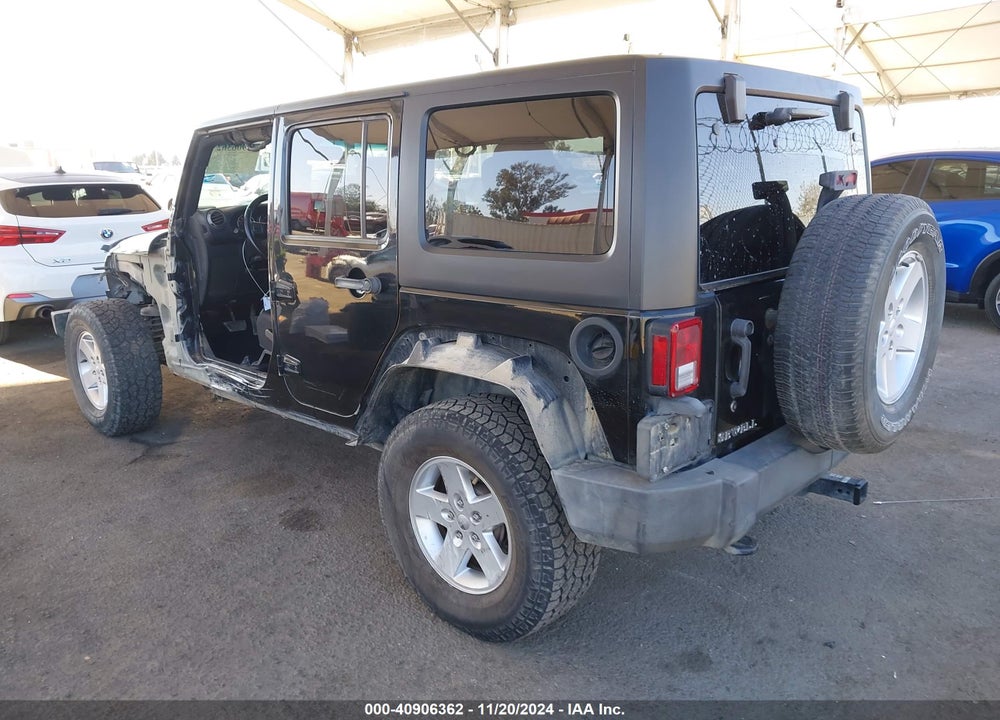 2017 JEEP WRANGLER UNLIMITED SPORT 4X4 VIN: 1C4BJWDG4HL644661