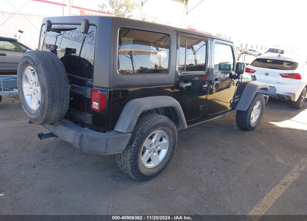 2017 JEEP WRANGLER UNLIMITED SPORT 4X4 VIN: 1C4BJWDG4HL644661