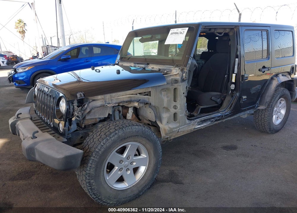 2017 JEEP WRANGLER UNLIMITED SPORT 4X4 VIN: 1C4BJWDG4HL644661