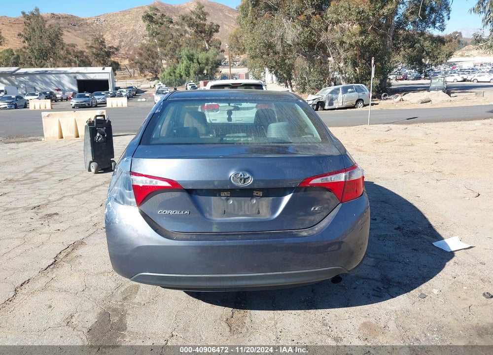 2016 TOYOTA COROLLA LE VIN: 5YFBURHE8GP513496