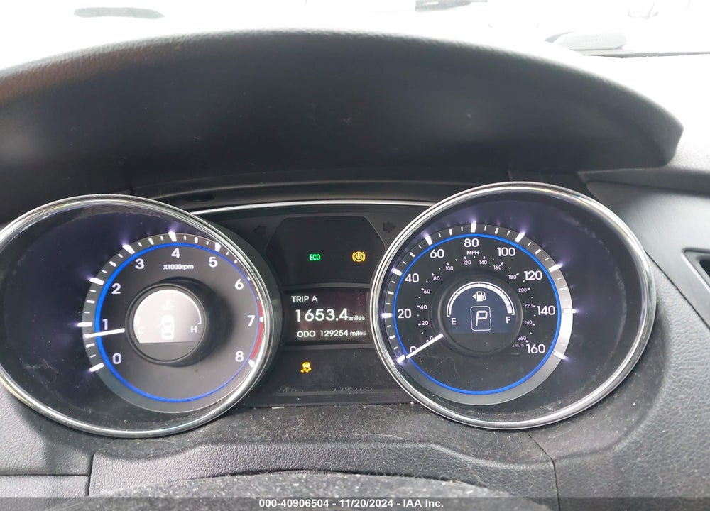 2013 HYUNDAI SONATA SE 2.0T VIN: 5NPEC4ABXDH757954