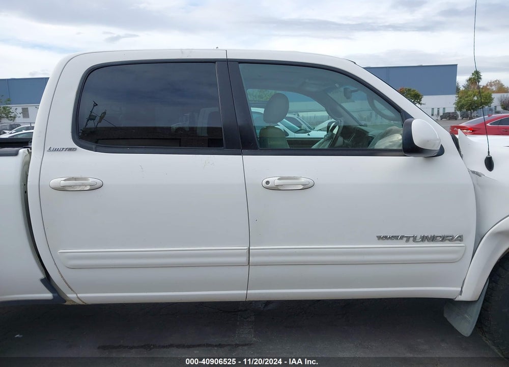 2006 TOYOTA TUNDRA LIMITED V8 VIN: 5TBDT48186S503755