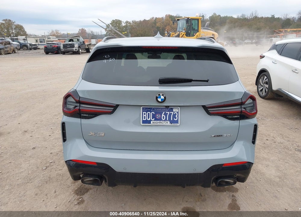 2024 BMW X3 XDRIVE30I VIN: 5UX53DP02R9T78029