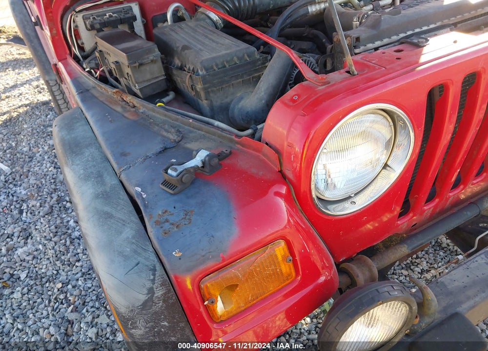 2000 JEEP WRANGLER SPORT VIN: 1J4FA49S7YP716331