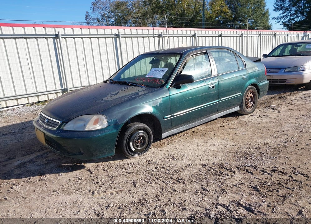 1999 HONDA CIVIC VALUE PACKAGE VIN: 2HGEJ6612XH510136
