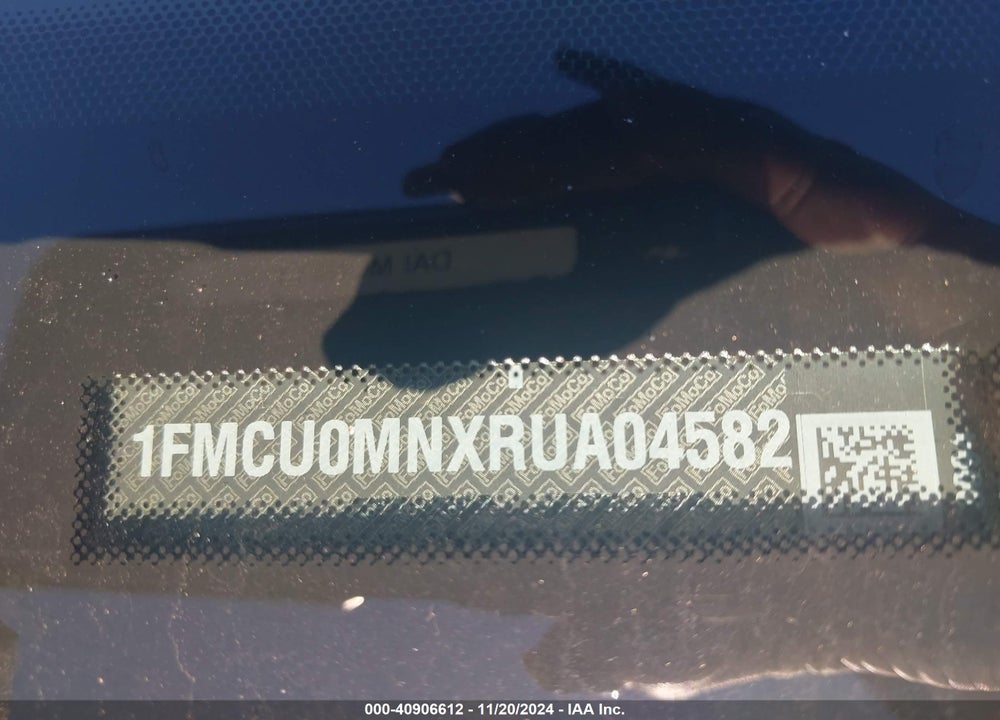 2024 FORD ESCAPE ST LINE VIN: 1FMCU0MNXRUA04582