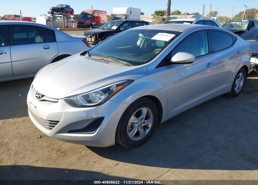2015 HYUNDAI ELANTRA SE VIN: 5NPDH4AEXFH643494