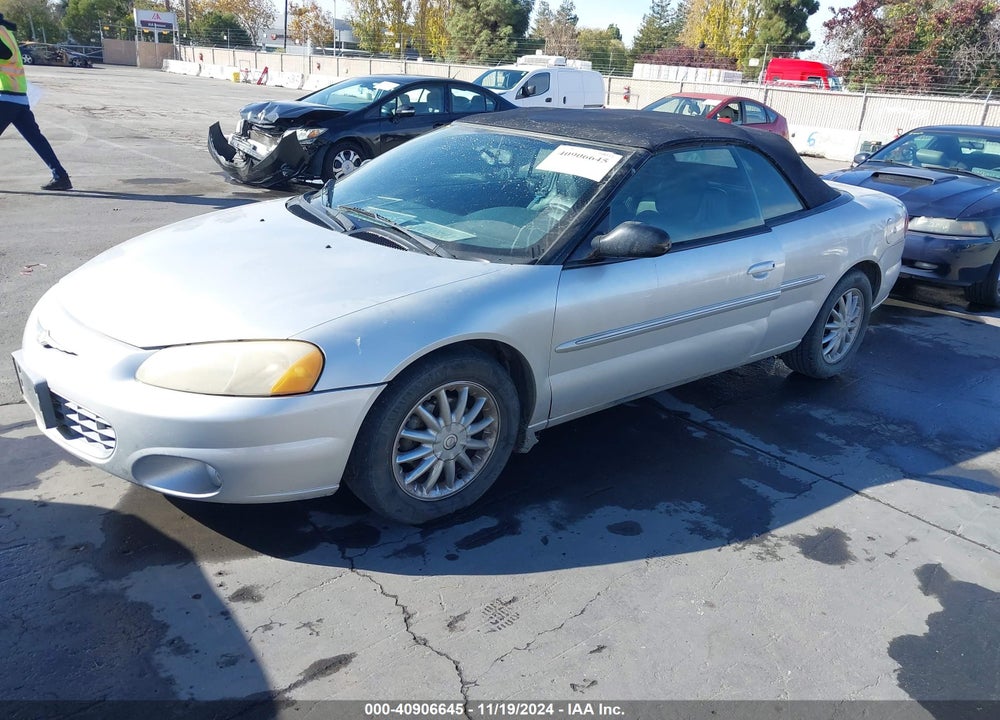 2002 CHRYSLER SEBRING LIMITED VIN: 1C3EL65R02N146206