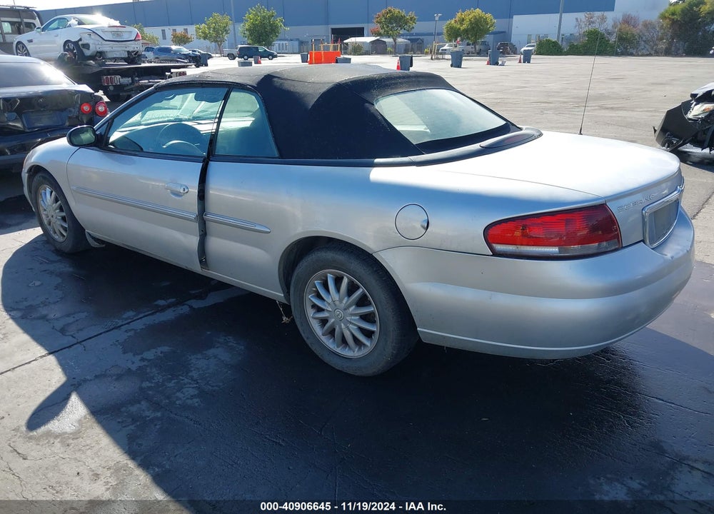 2002 CHRYSLER SEBRING LIMITED VIN: 1C3EL65R02N146206