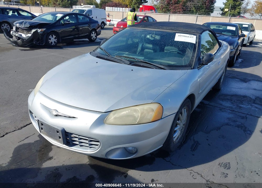 2002 CHRYSLER SEBRING LIMITED VIN: 1C3EL65R02N146206