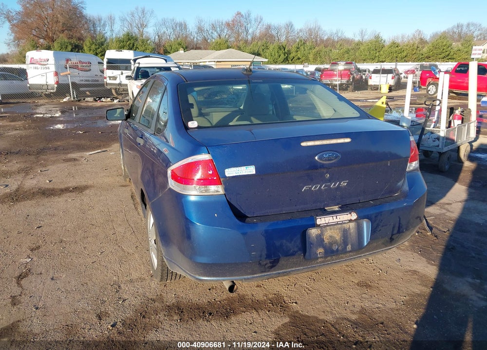2008 FORD FOCUS S VIN: 1FAHP34N38W266293