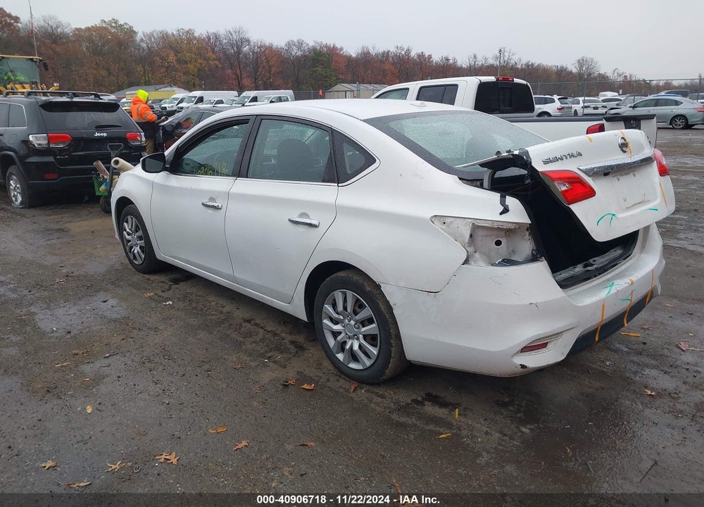2017 NISSAN SENTRA SV VIN: 3N1AB7AP9HY394802
