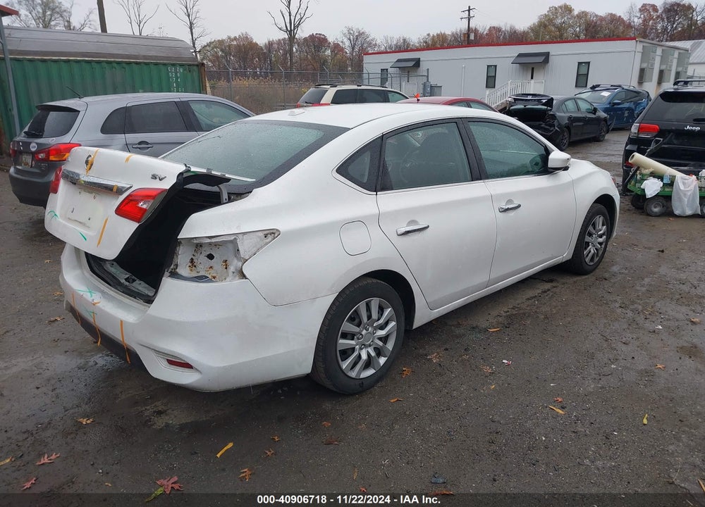 2017 NISSAN SENTRA SV VIN: 3N1AB7AP9HY394802