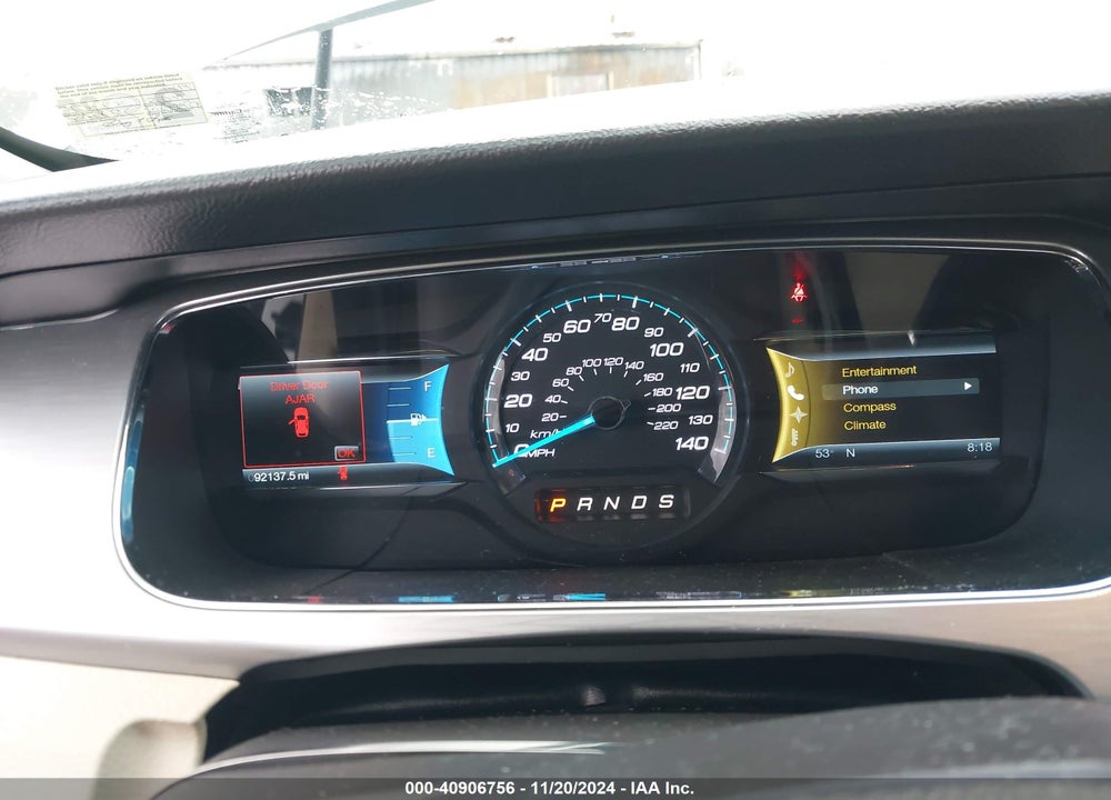 2013 FORD TAURUS SEL VIN: 1FAHP2E82DG111449