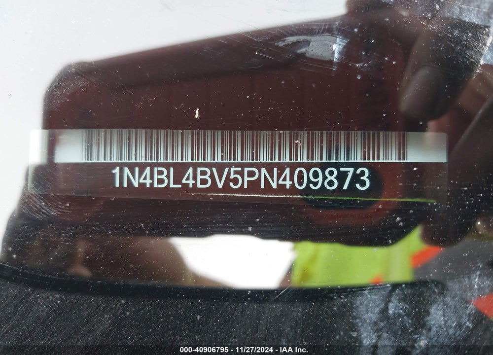 2023 NISSAN ALTIMA S FWD VIN: 1N4BL4BV5PN409873
