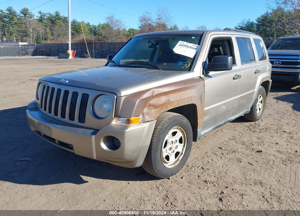 2008 JEEP PATRIOT SPORT VIN: 1J8FF28W38D525659