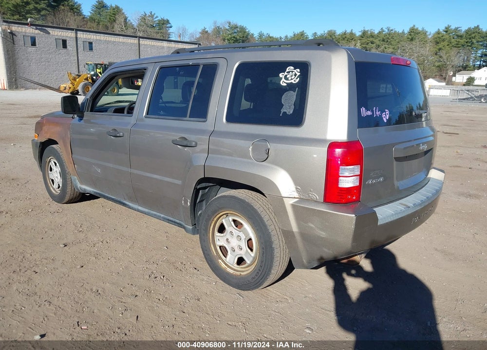 2008 JEEP PATRIOT SPORT VIN: 1J8FF28W38D525659