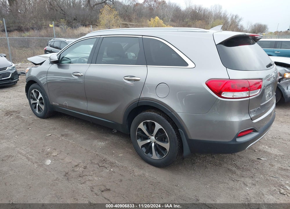 2016 KIA SORENTO 3.3L EX VIN: 5XYPHDA55GG150537