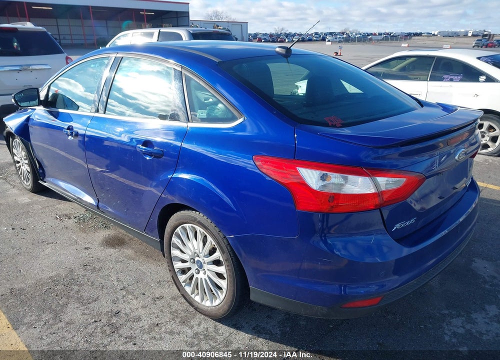 2012 FORD FOCUS TITANIUM VIN: 1FAHP3J29CL476496