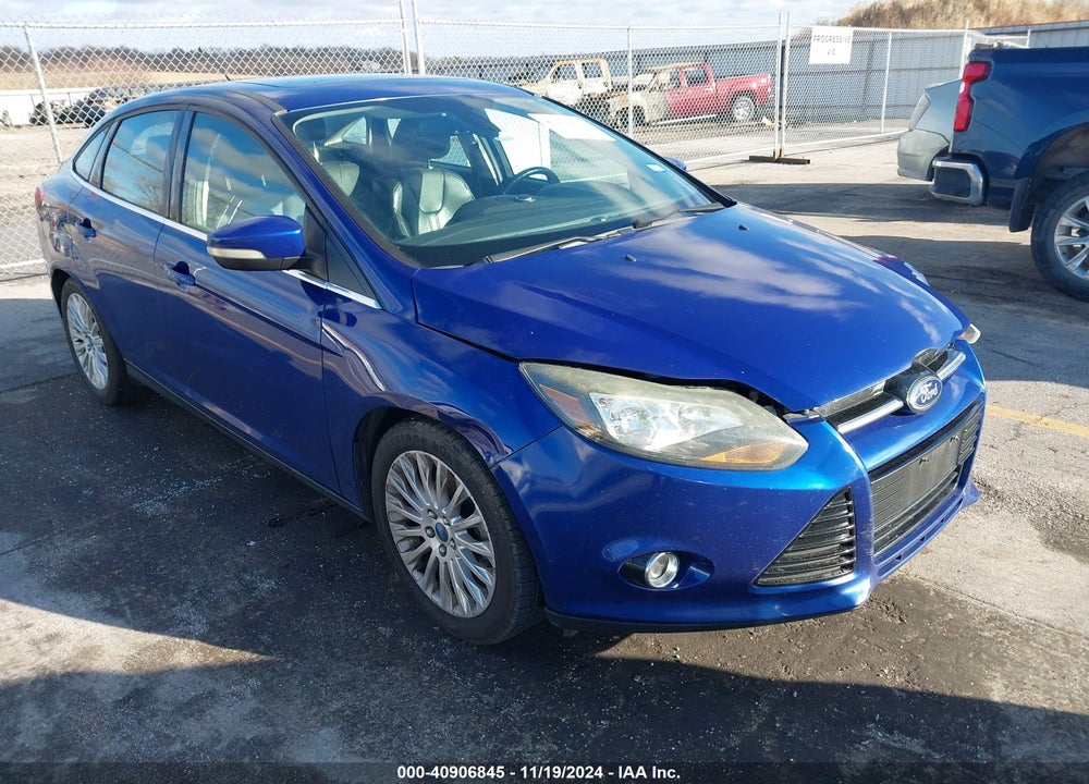 2012 FORD FOCUS TITANIUM VIN: 1FAHP3J29CL476496