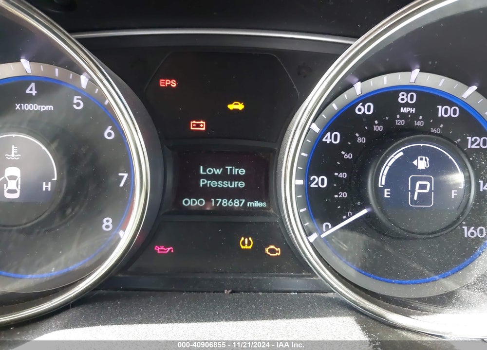 2012 HYUNDAI SONATA SE 2.0T VIN: 5NPEC4AB5CH417092