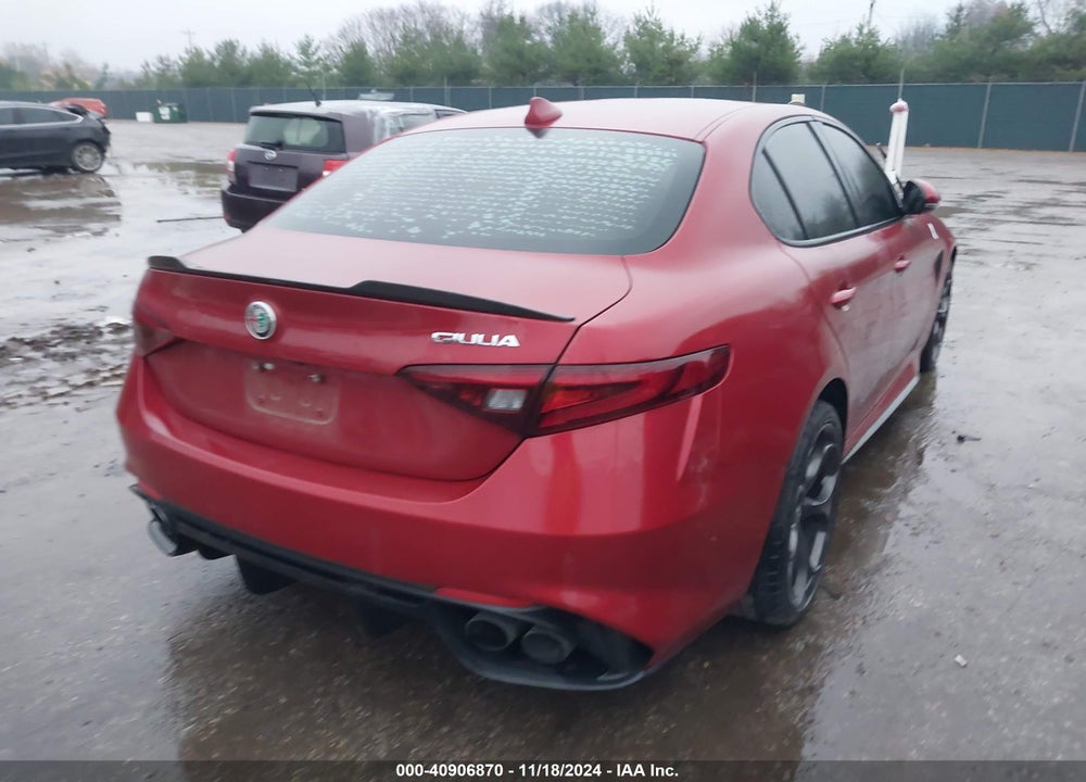 2017 ALFA ROMEO GIULIA QUADRIFOGLIO RWD VIN: ZARFAEAV5H7562662