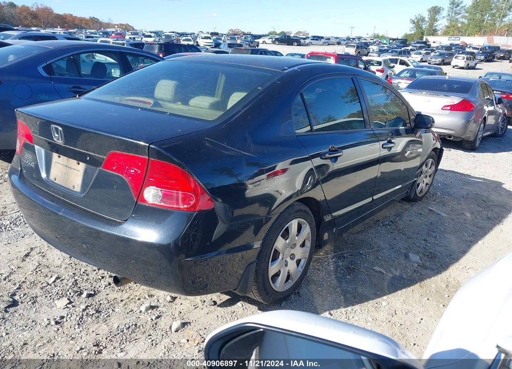 2006 HONDA CIVIC LX VIN: 1HGFA16566L093891