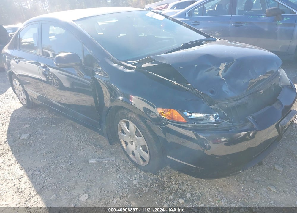 2006 HONDA CIVIC LX VIN: 1HGFA16566L093891