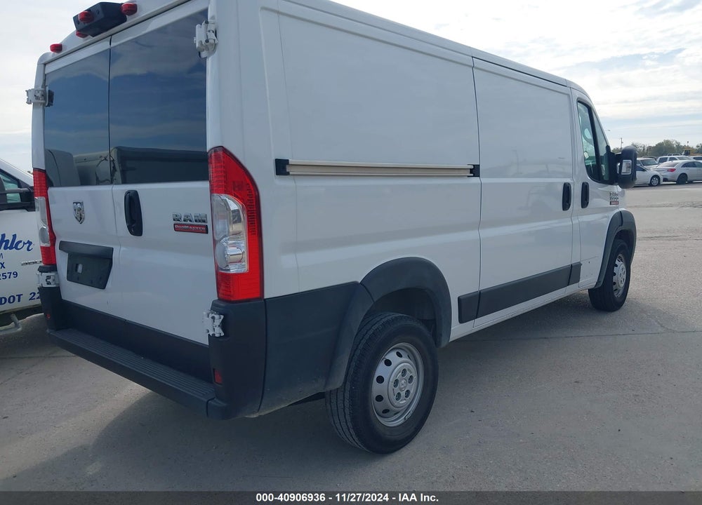 2021 RAM PROMASTER 1500 LOW ROOF 136 WB VIN: 3C6LRVAG9ME568506