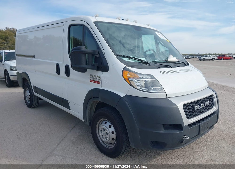 2021 RAM PROMASTER 1500 LOW ROOF 136 WB VIN: 3C6LRVAG9ME568506