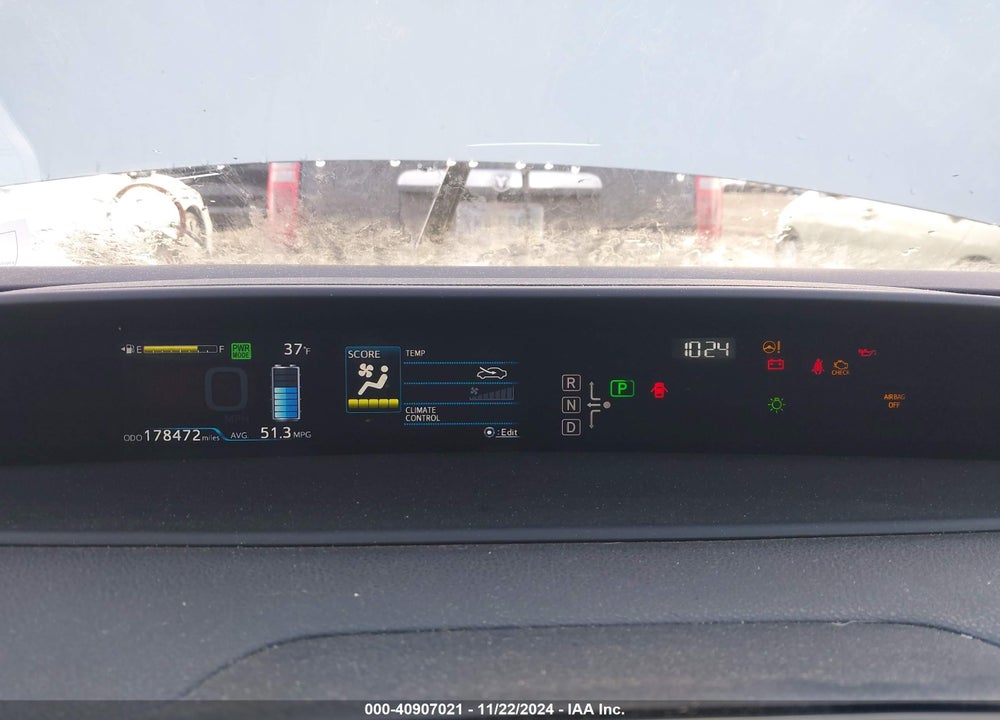 2016 TOYOTA PRIUS THREE TOURING VIN: JTDKARFUXG3000438