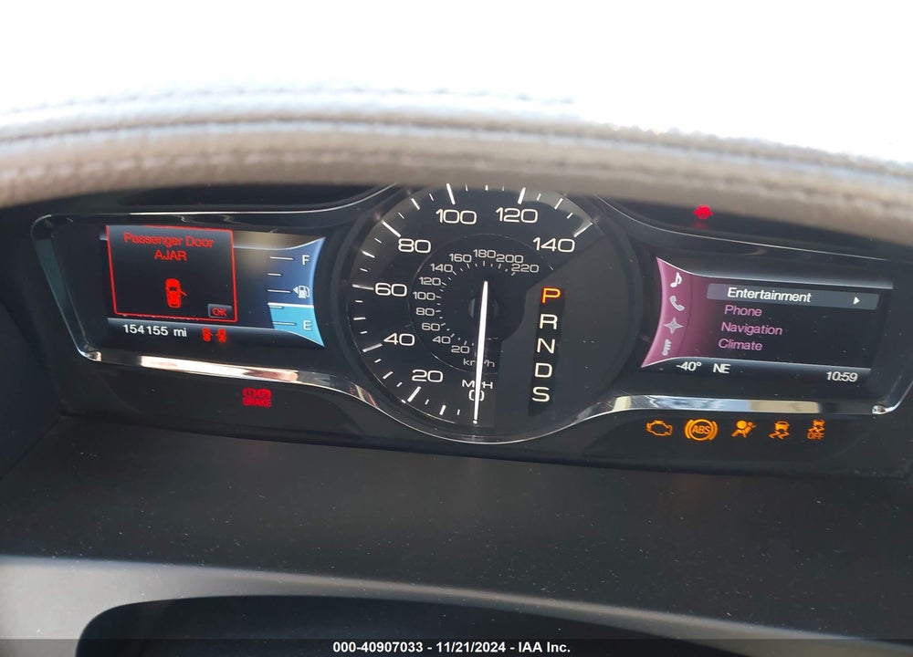 2013 LINCOLN MKX VIN: 2LMDJ8JK1DBL25533